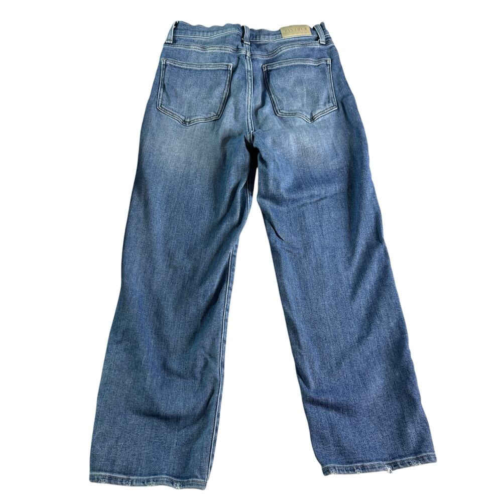 Pistola Womens Jeans Size 30 Light Wash High Rise Straight Leg Stretch Denim - Picture 2 of 9